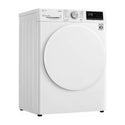 LG DVH4508W 8kg Heat Pump Dryer, Front right view