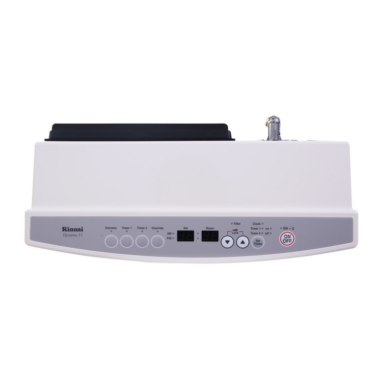 Rinnai DY15N White Dynamo Natural Gas Heater