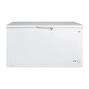 Esatto ECF418W 418L Chest Freezer White, Front view