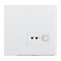 Esatto ECF418W 418L Chest Freezer White, Temperature panel perspective view