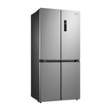 Euromaid EFD474S 474L French Door Fridge Steel, Front right view 