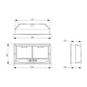 Westinghouse EFG540GA 52cm Grey Under Cupboard Rangehood