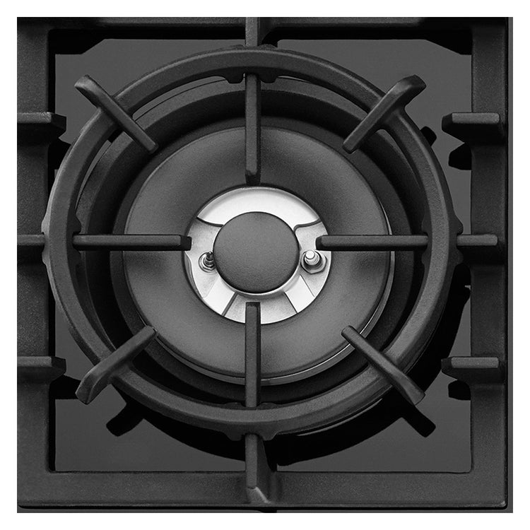 Electrolux EHG643BA 60cm 4 Burner Glass gas Cooktop, Cooktop view