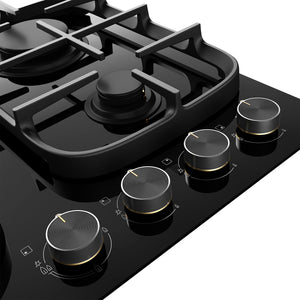 Electrolux 60cm Ultimate Taste 500 4-Burner Gas Cooktop EHG645BE, Detail View