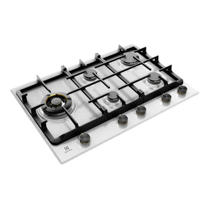 Electrolux 75cm Ultimate Taste 900 5-Burner Gas Cooktop EHG755SE, Angle View
