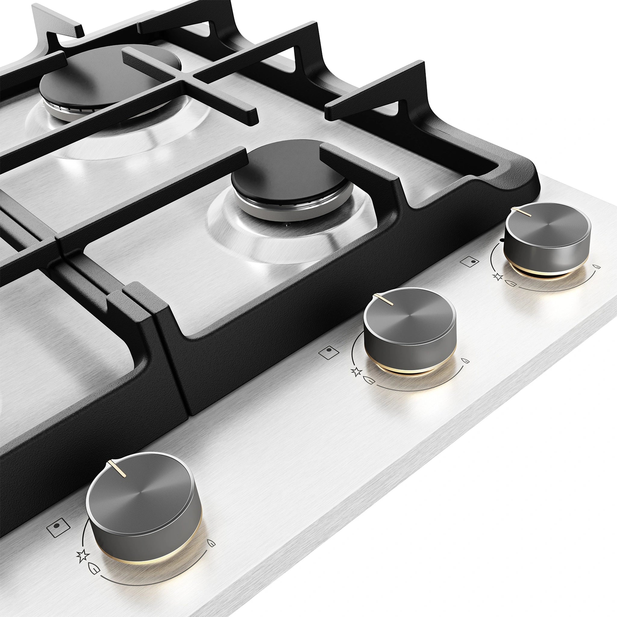 Electrolux 75cm Ultimate Taste 900 5-Burner Gas Cooktop EHG755SE, Detail View