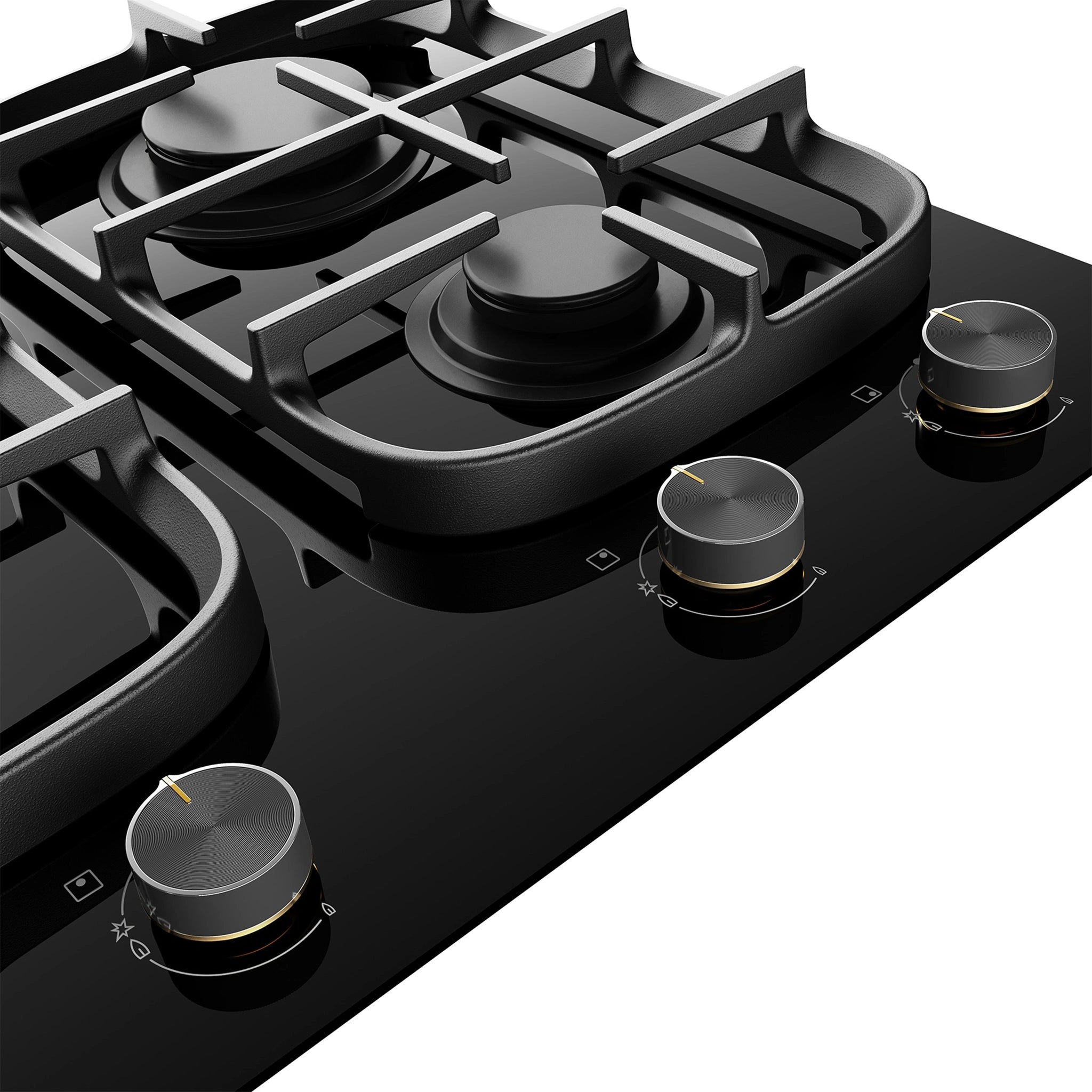 Electrolux 90cm Ultimate Taste 900 5-Burner Gas Cooktop EHG955BE, Detail View