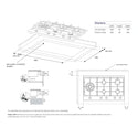 Electrolux EHG955BE 90cm UltimateTaste 900 5 Burner Gas Cooktop