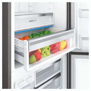 Electrolux 425L UltimateTaste 500 Bottom Freezer Fridge - Matte Black EBE4302BDL, Multizone View