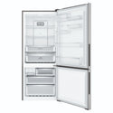 Electrolux 425L UltimateTaste 500 Bottom Freezer Fridge - Silver EBE4302SDR, Front View With Door Open