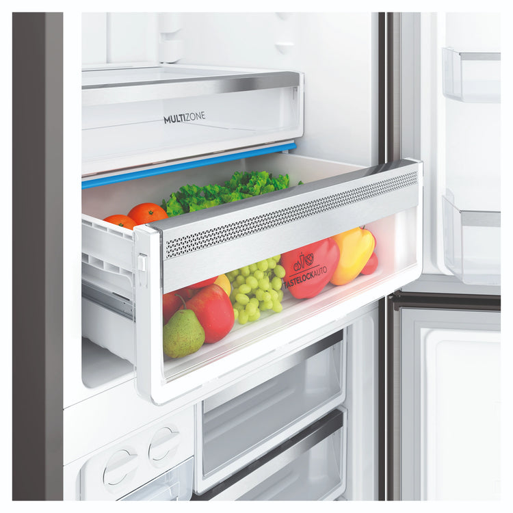 Electrolux 425L UltimateTaste 500 Bottom Freezer Fridge - Silver EBE4302SDR, Multizone View