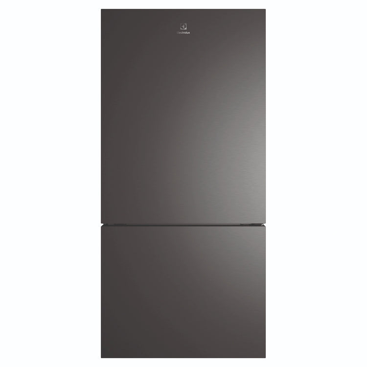 Electrolux 496L UltimateTaste 500 Bottom Freezer Fridge - Matte Black EBE5002BDR, Front View