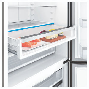 Electrolux 496L UltimateTaste 500 Bottom Freezer Fridge - Matte Black EBE5002BDR, Multizone View 2