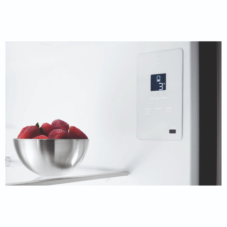 Electrolux 496L UltimateTaste 500 Bottom Freezer Fridge - Silver EBE5002SDR, Temperature Control View