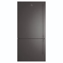 Electrolux 496L UltimateTaste 500 Bottom Freezer Fridge - Matte Black EBE5007BDL, Front View