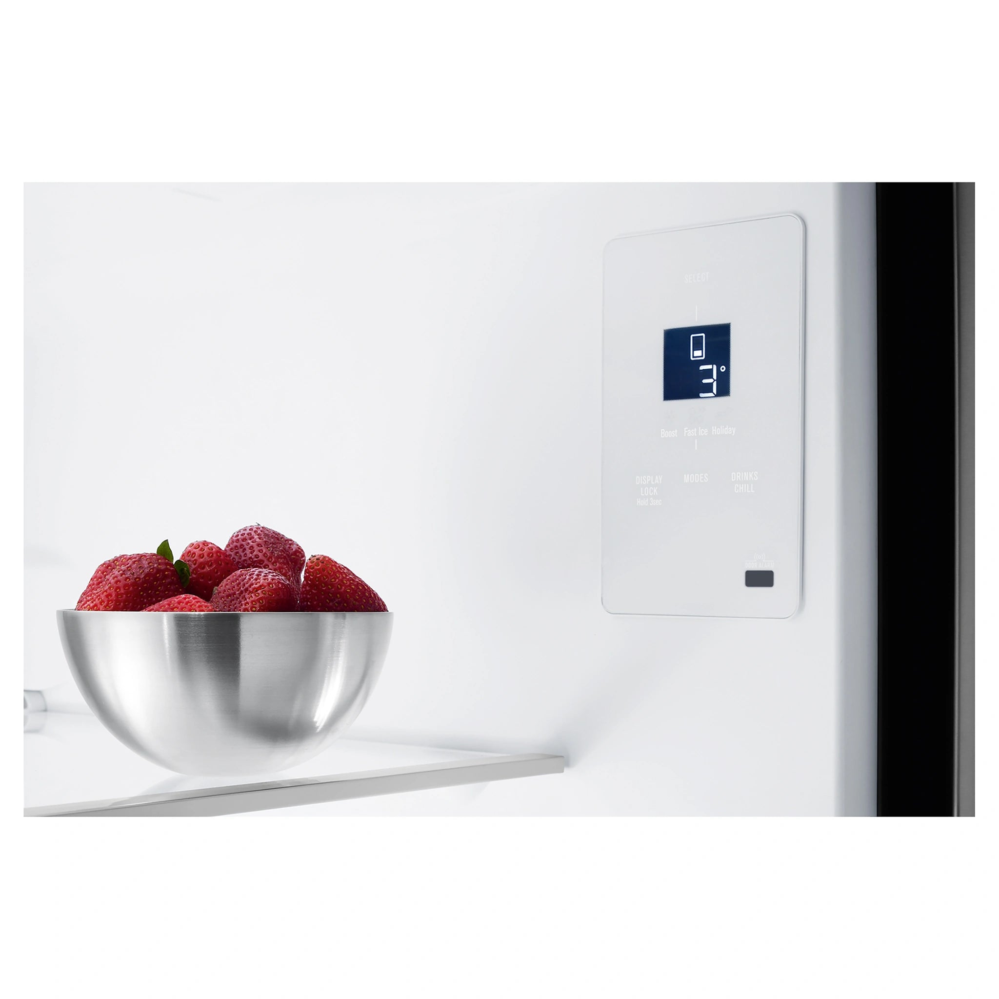 Electrolux 496L UltimateTaste 500 Bottom Freezer Fridge - Matte Black EBE5007BDR, Temperature Control View