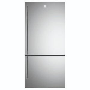 Electrolux 496L UltimateTaste 500 Bottom Freezer Fridge - Natural Stainless Steel EBE5307SCL, Front View
