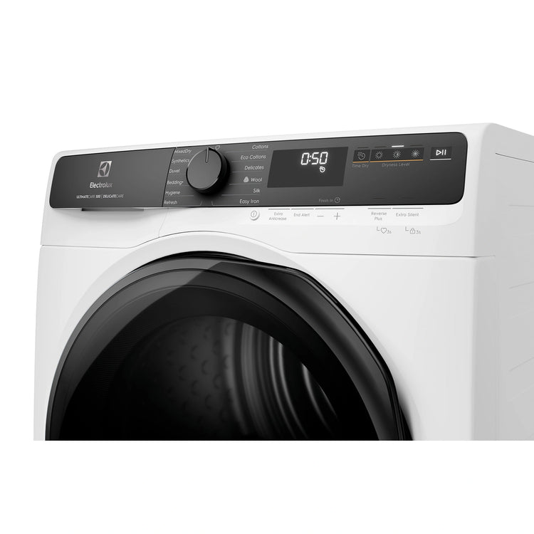 Electrolux 8kg UltimateCare 500 Heat Pump Dryer EDH803P5WC, Control Panel View