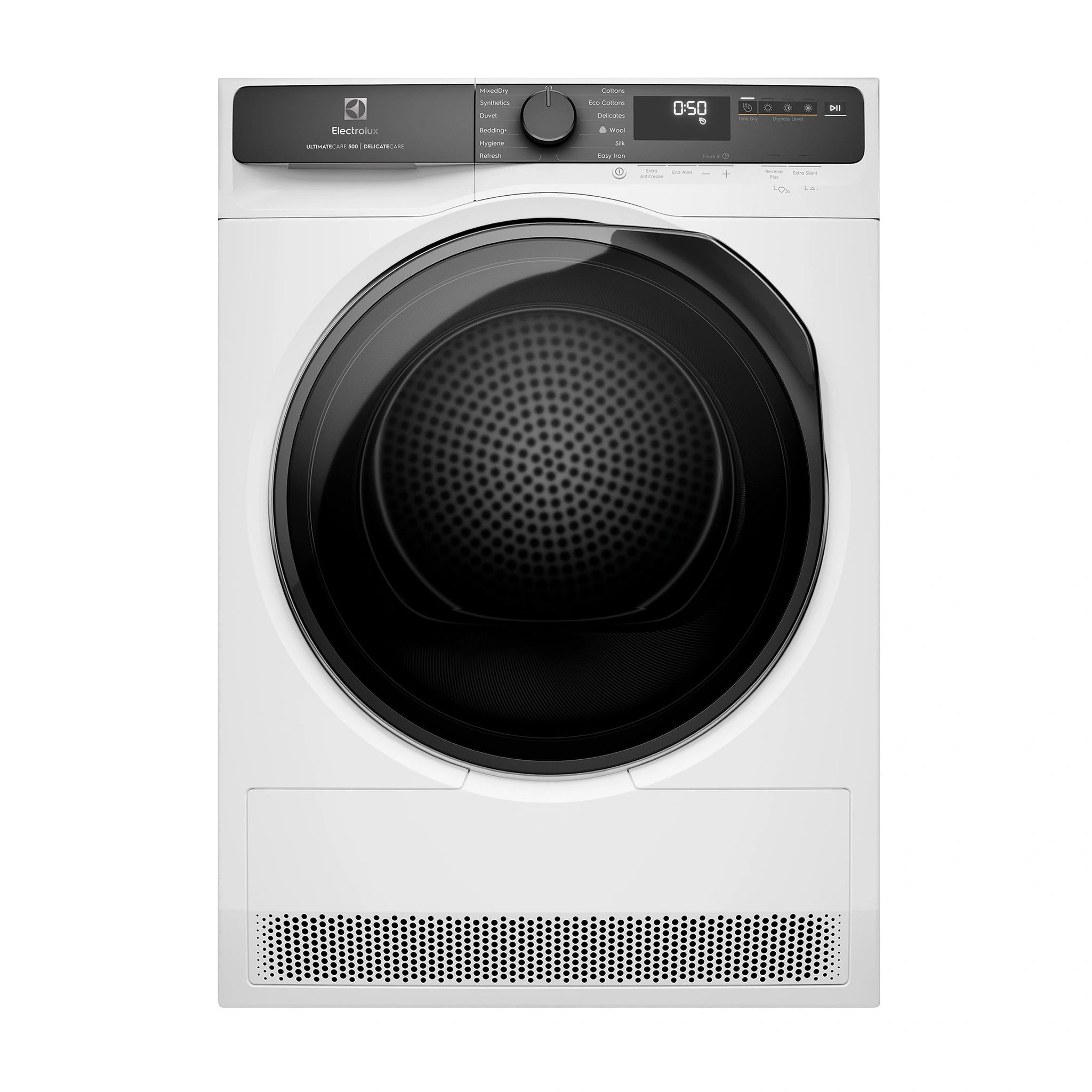 Electrolux 8kg UltimateCare 500 Heat Pump Dryer EDH803P5WC, Front View
