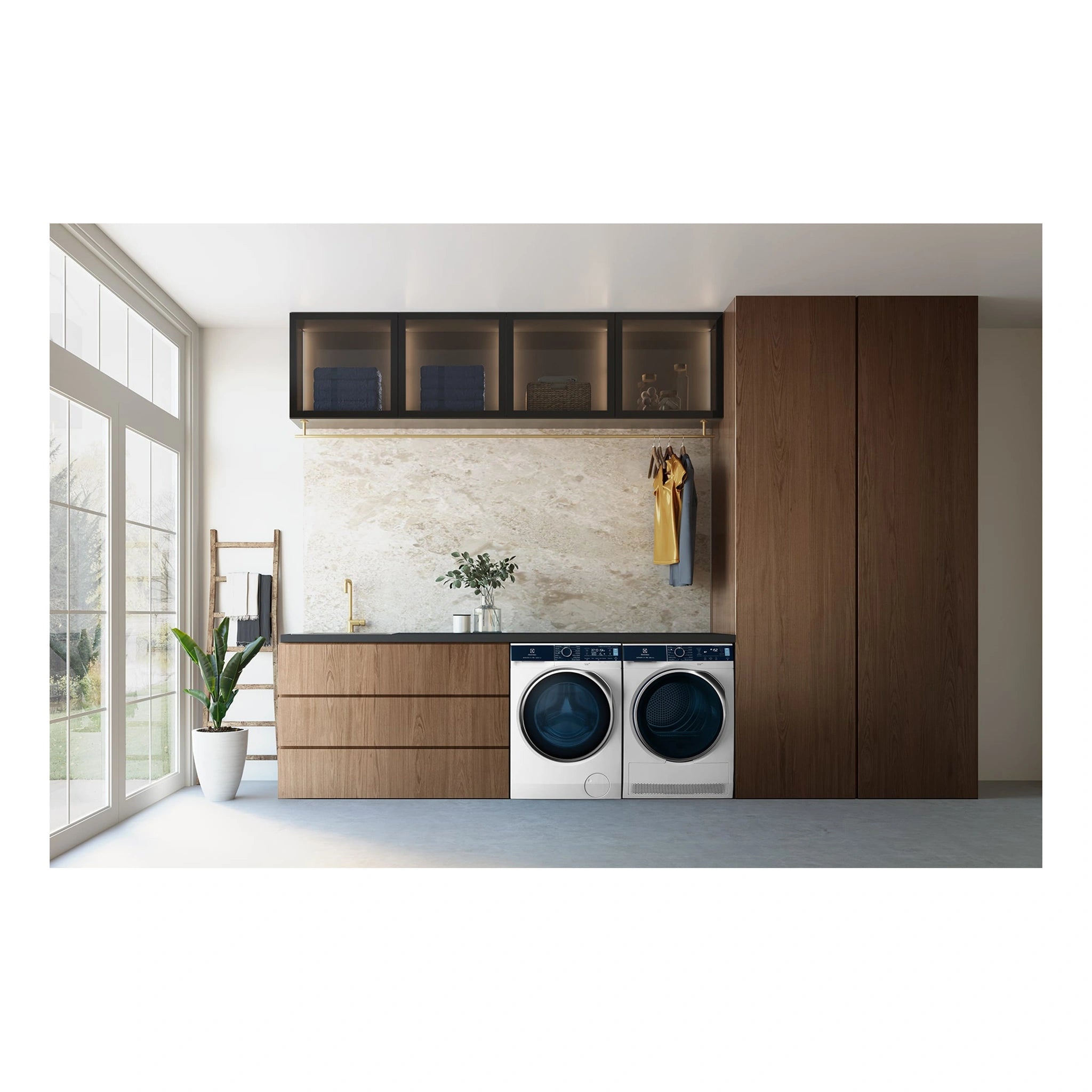 Electrolux EDH903R9WB 9kg UltimateCare 900 heat pump dryer with 3D Sense