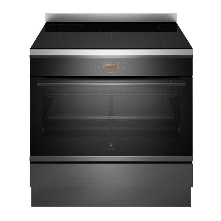 Electrolux 90cm Ultimate Taste 900 freestanding electric oven with induction cooktop EFEP956DSE, Front View
