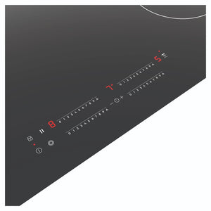 Electrolux 90cm Ultimate Taste 300 4-Zone Ceramic Cooktop EHC944BE, Control Close-Up View
