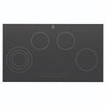 Electrolux 90cm Ultimate Taste 300 4-Zone Ceramic Cooktop EHC944BE, Front View