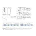 Electrolux EHE5267BC 491L Ultimate Taste 700 French Door Fridge - Dark Stainless Steel
