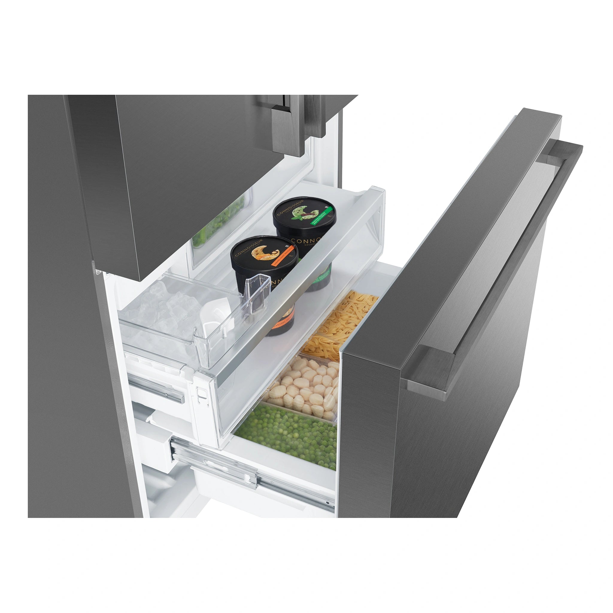 Electrolux 491L Ultimate Taste 700 French Door Fridge - Dark Stainless Steel EHE5267BC, Freezer Drawer View