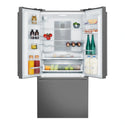 Electrolux 491L Ultimate Taste 700 French Door Fridge - Dark Stainless Steel EHE5267BC, Front View with Door Open