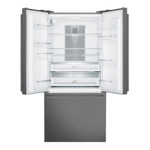 Electrolux 491L Ultimate Taste 700 French Door Fridge - Dark Stainless Steel EHE5267BC, Front View with Door Open