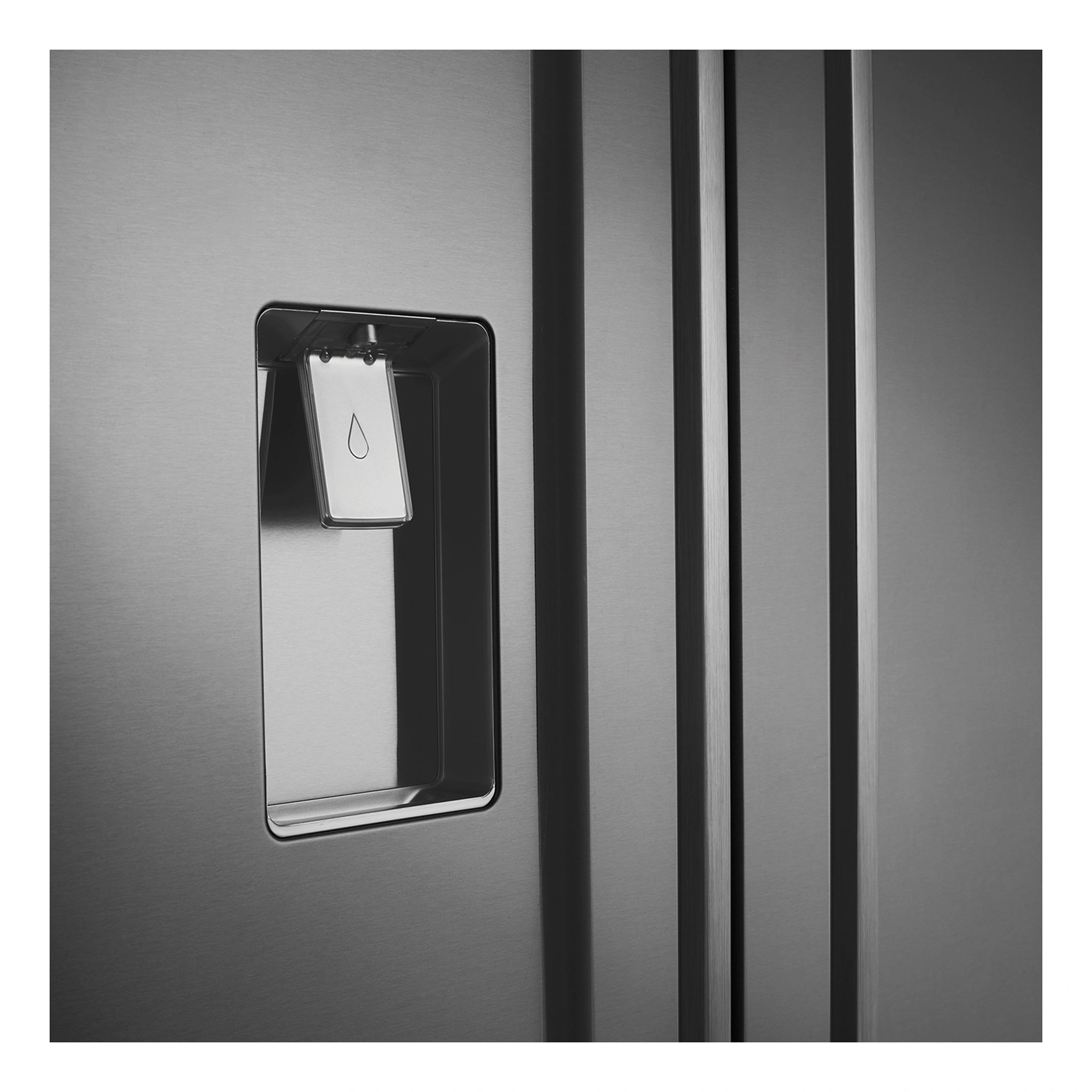 Electrolux 491L Ultimate Taste 700 French Door Fridge - Dark Stainless Steel EHE5267BC, Water Dispenser View