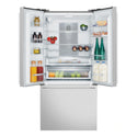 Electrolux 491L Ultimate Taste 700 French Door Fridge - Natural Stainless Steel EHE5267SC, Front View with Door Open