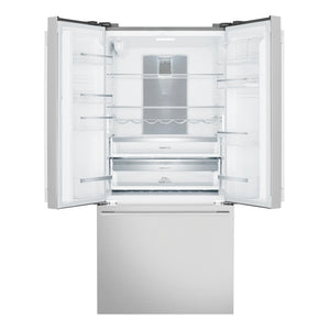 Electrolux 491L Ultimate Taste 700 French Door Fridge - Natural Stainless Steel EHE5267SC, Front View with Door Open