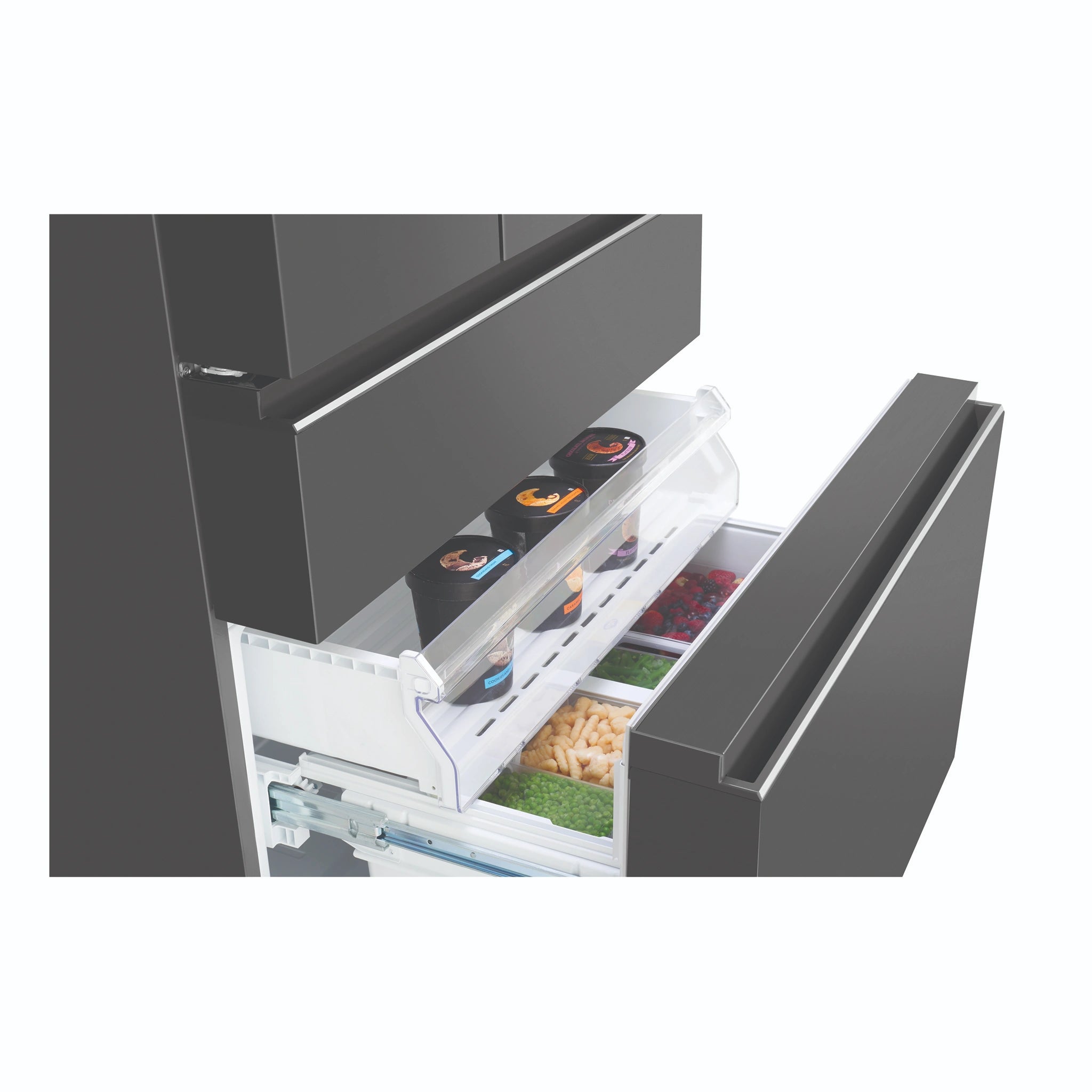 Electrolux 609L Ultimate Taste 900 French Door Fridge - Dark stainless steel EHE6899BA, Freezer Drawer View