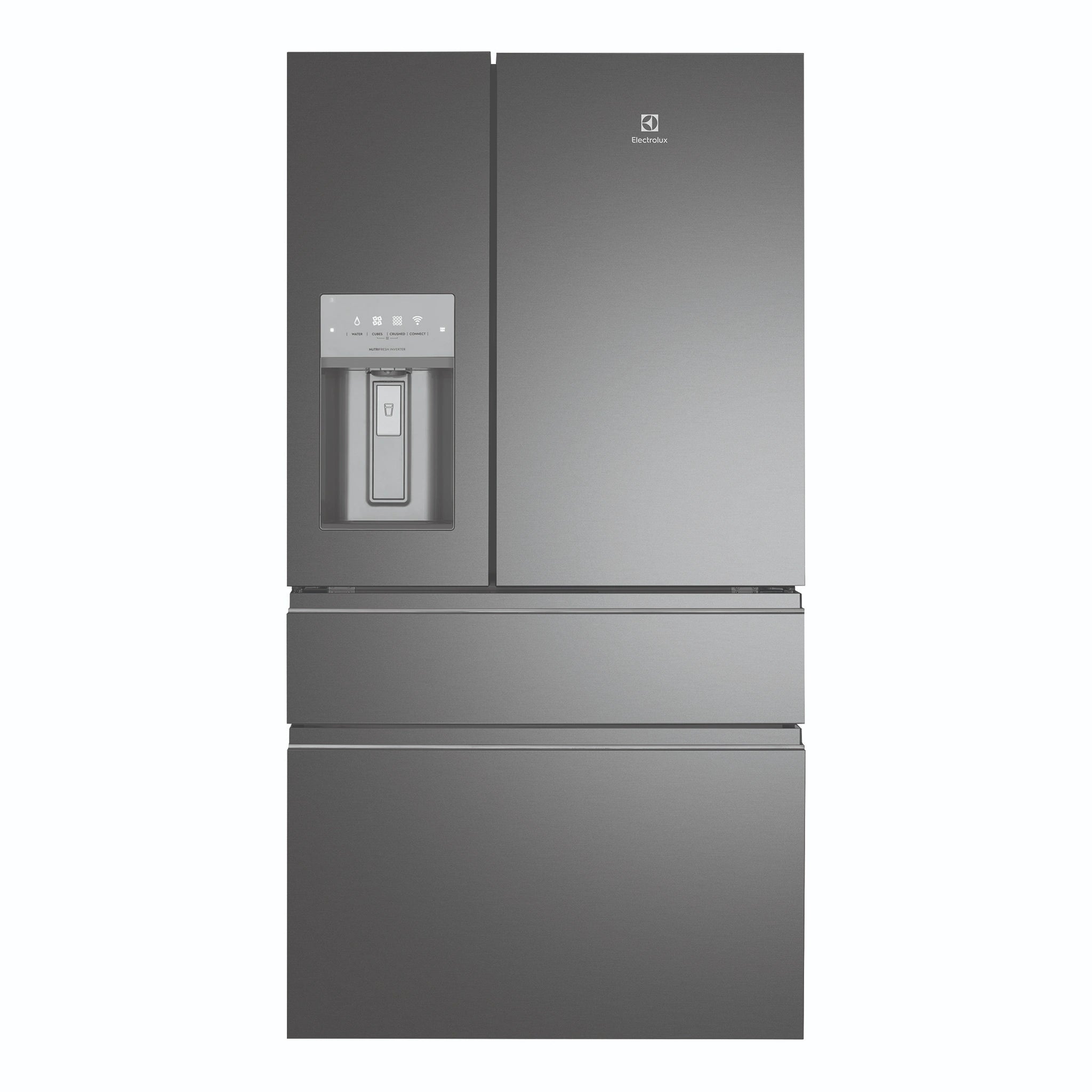 Electrolux 609L Ultimate Taste 900 French Door Fridge - Dark stainless steel EHE6899BA, Front View