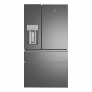 Electrolux 609L Ultimate Taste 900 French Door Fridge - Dark stainless steel EHE6899BA, Front View