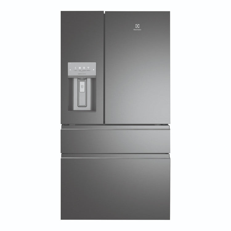 Electrolux 609L Ultimate Taste 900 French Door Fridge - Dark stainless steel EHE6899BA, Front View