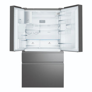 Electrolux 609L Ultimate Taste 900 French Door Fridge - Dark stainless steel EHE6899BA, Front View with Door Open