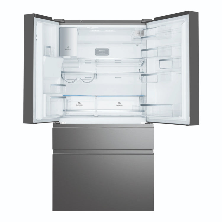 Electrolux 609L Ultimate Taste 900 French Door Fridge - Dark stainless steel EHE6899BA, Front View with Door Open
