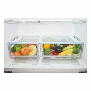 Electrolux 609L Ultimate Taste 900 French Door Fridge - Dark stainless steel EHE6899BA, Inside View