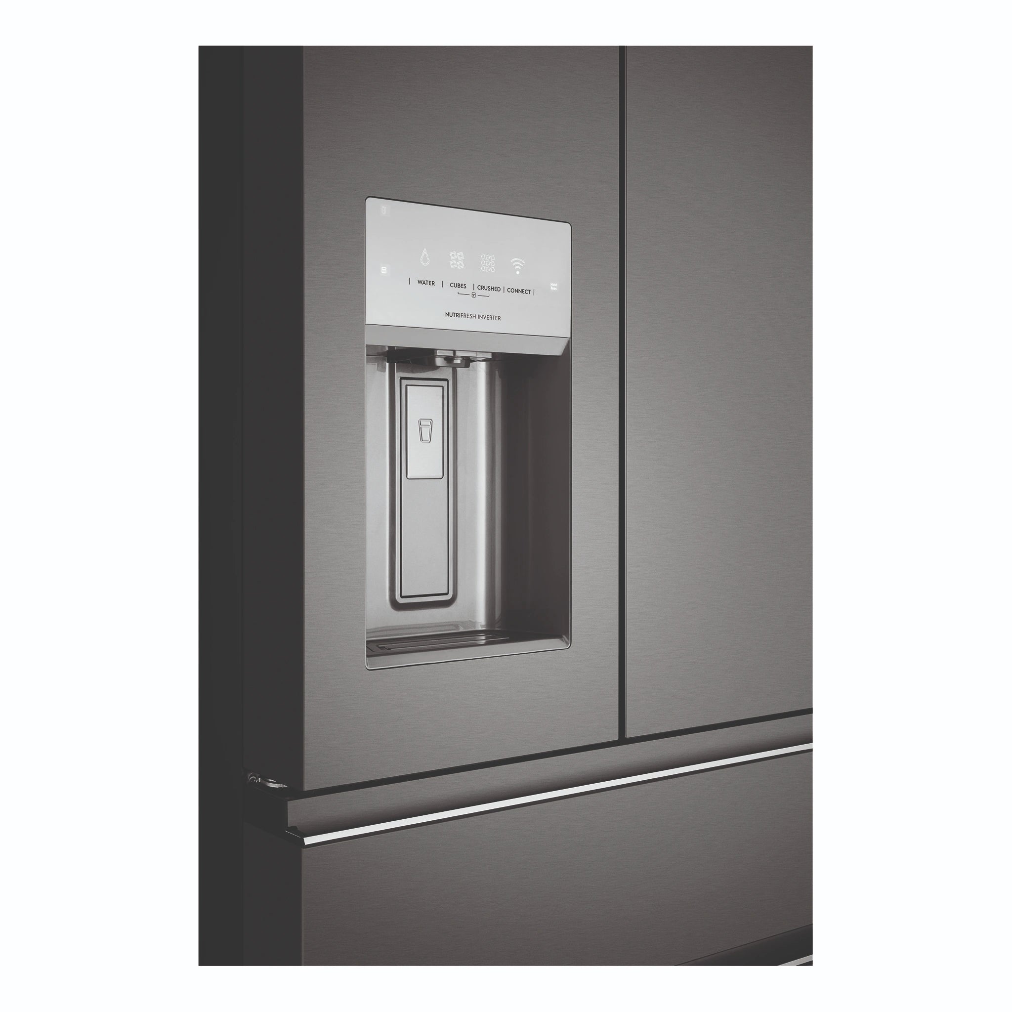Electrolux 609L Ultimate Taste 900 French Door Fridge - Dark stainless steel EHE6899BA, Water Dispenser View