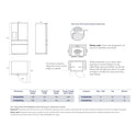 Electrolux EHE6899SA 689L Stainless Steel French Door Refrigerator
