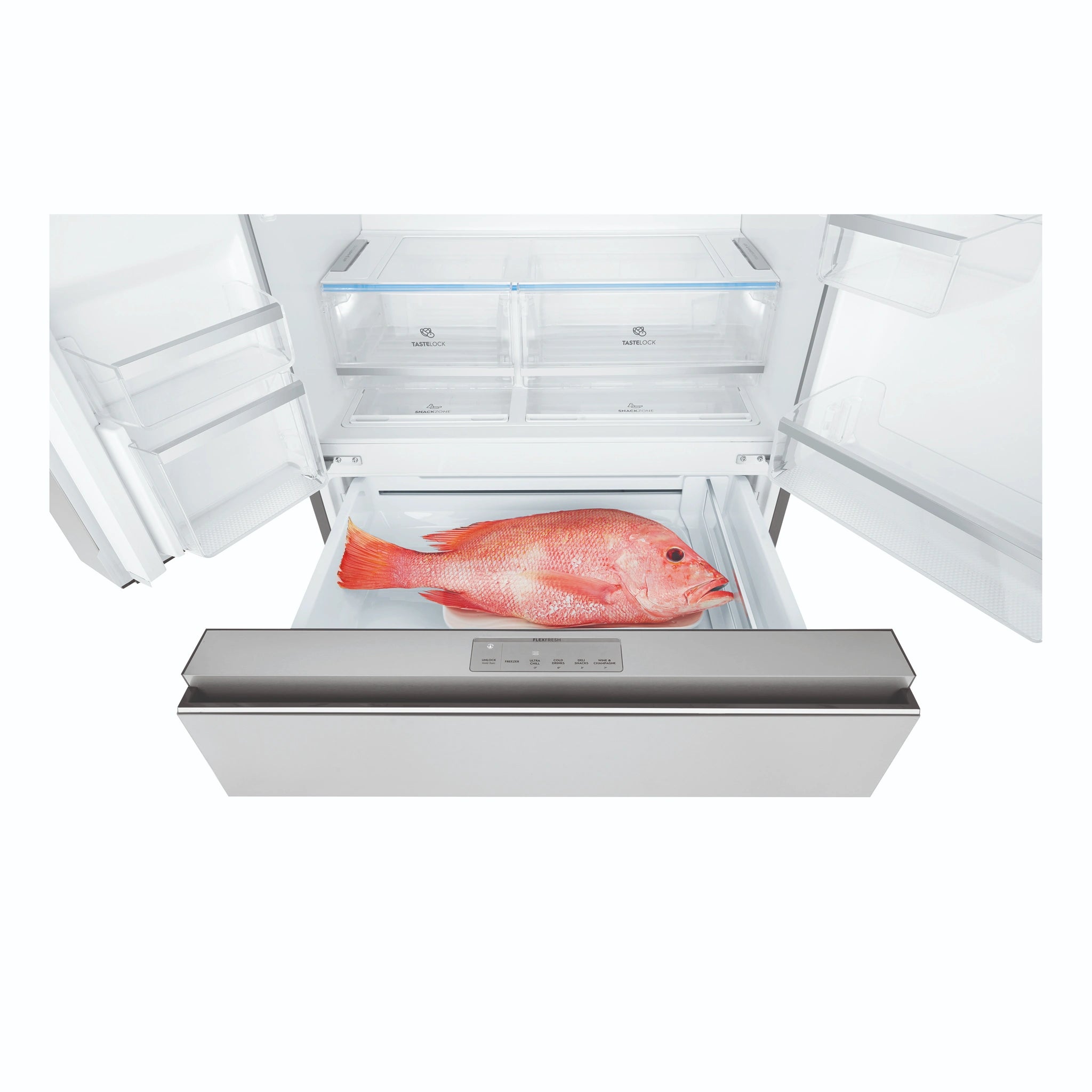 Electrolux 689L Stainless Steel French Door Refrigerator EHE6899SA, Freezer Drawer View