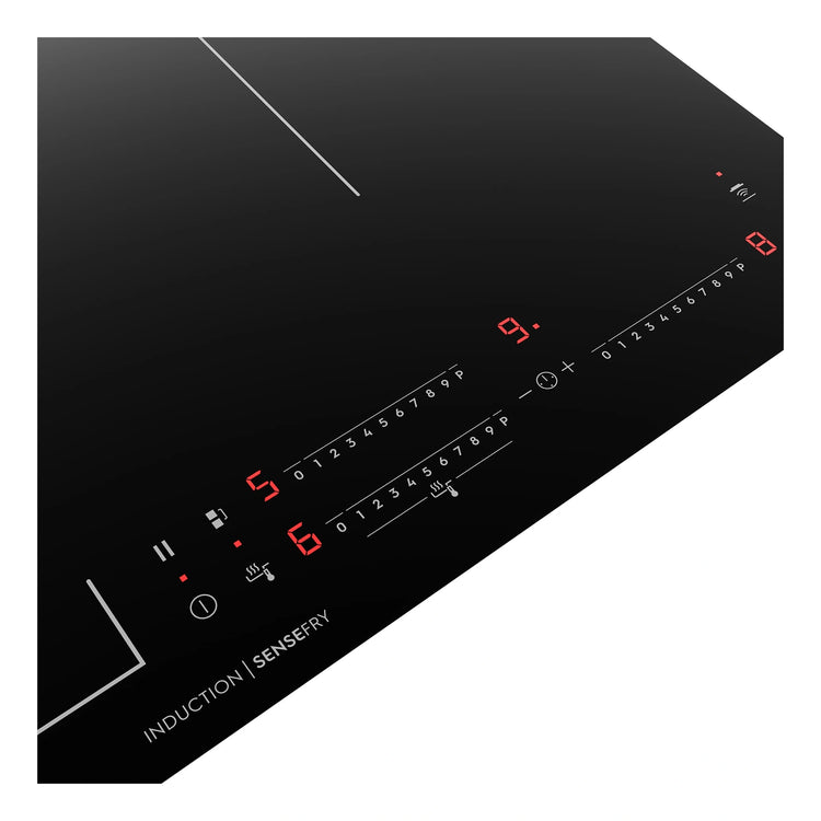 Electrolux 60cm UltimateTaste 700 3 Zone Induction Cooktop EHI635BF, Control Panel View