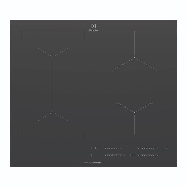 Electrolux EHI644BF 60cm 4 Zone PowerLite Induction Cooktop
