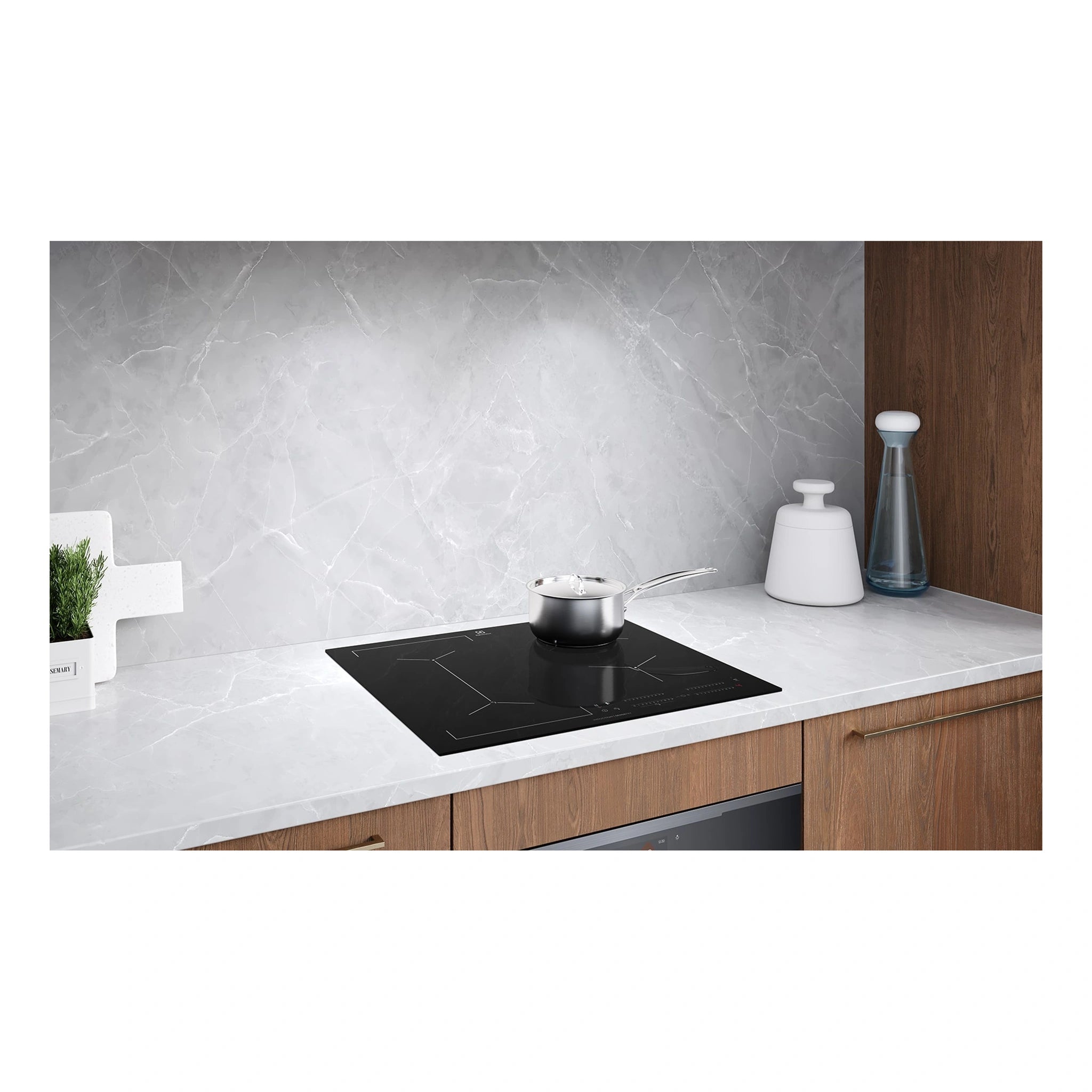 Electrolux 60cm UltimateTaste 700 4 Zone Induction Cooktop EHI645BF, Lifestyle View