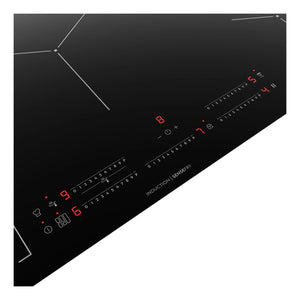 Electrolux 90cm UltimateTaste 700 7 Zone Induction Cooktop EHI977BE, Control Panel View