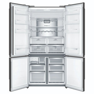 Electrolux 562L UltimateTaste 700 Side By Side Refrigerator EQE5607BA, Front View With Double Door Open View