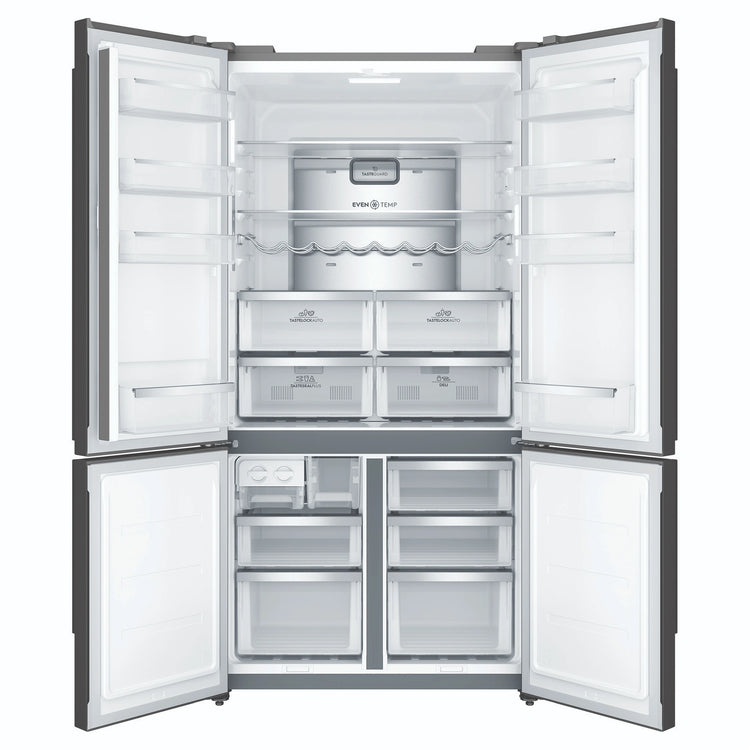 Electrolux 562L UltimateTaste 700 Side By Side Refrigerator EQE5607BA, Front View With Double Door Open View